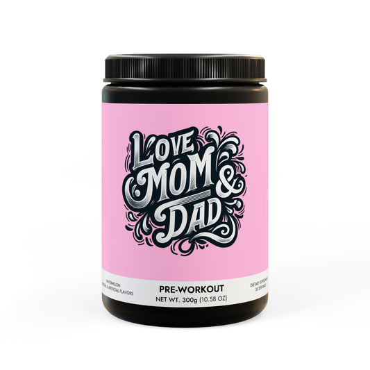 Mom & Dad's Pre-Workout Supplement, Watermelon (300g, 10.58oz)